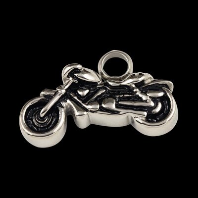 Motorcycle Cremation Jewellery Necklace