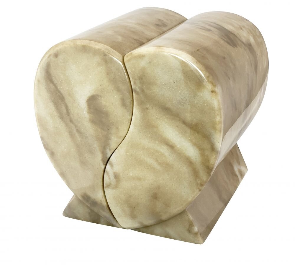 HEART SANDWOOD (2PC) COMPANION